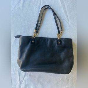 Michael Kors Black and Gold Purse